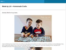 Tablet Screenshot of madebylili.com